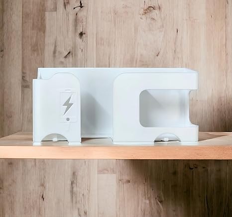 GEOCARTER Wall Mobile Holder  Mobile Charging Stand & Remote Holder for Wall Mount Use